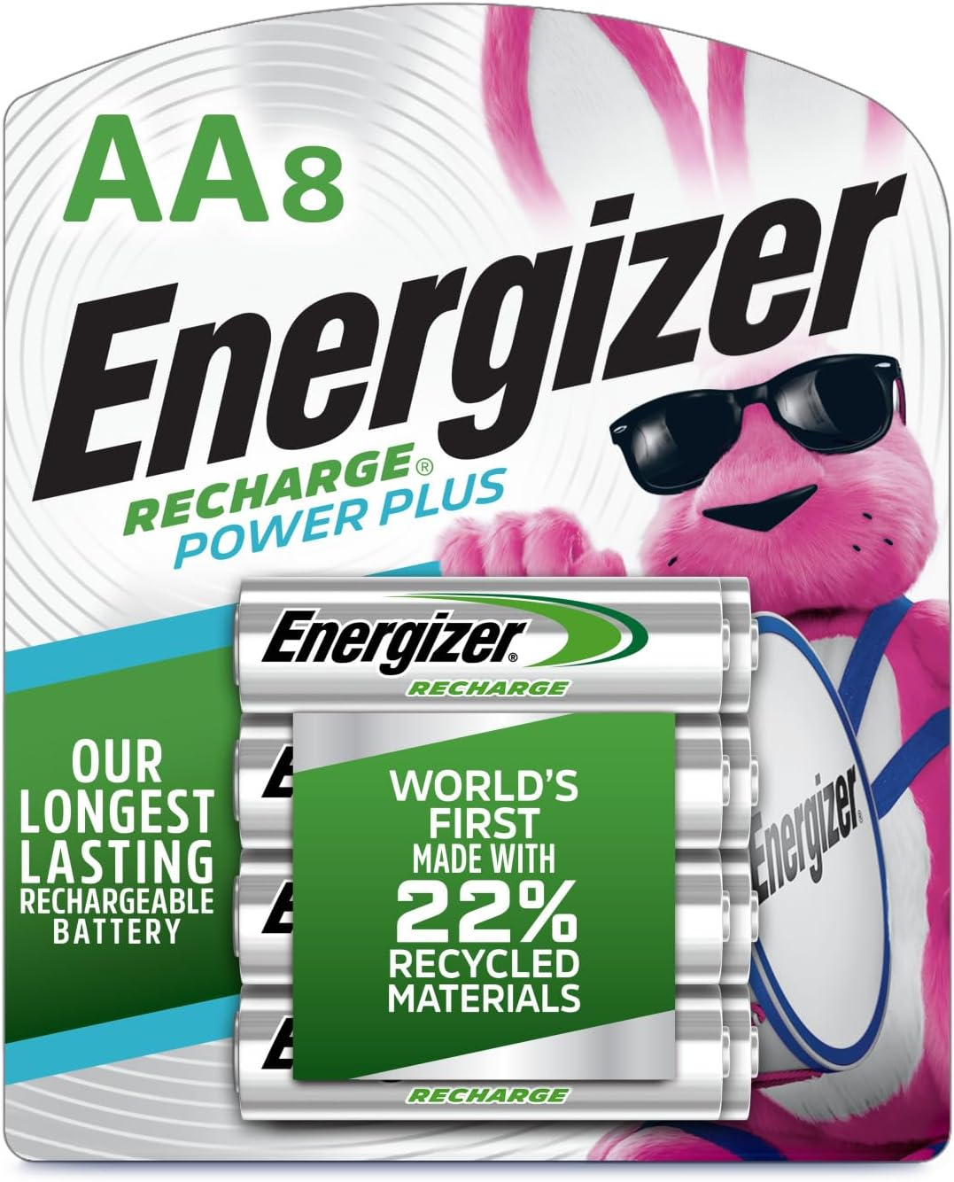 Energizer Recharge Universal Rechargeable AA Batteries (16 Pack), Double a Rechargeable Batteries - Image 12