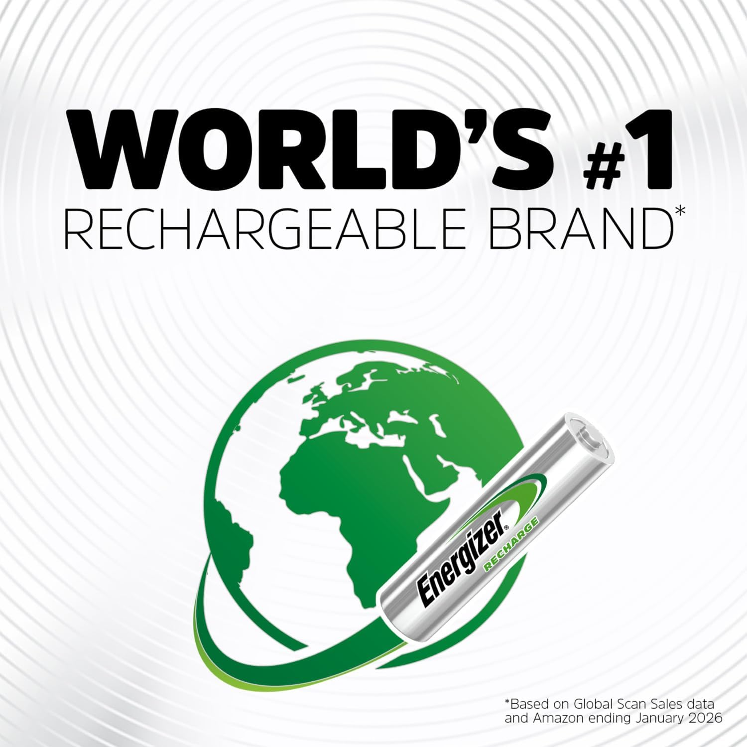 Energizer Recharge Universal Rechargeable AA Batteries (16 Pack), Double a Rechargeable Batteries - Image 5