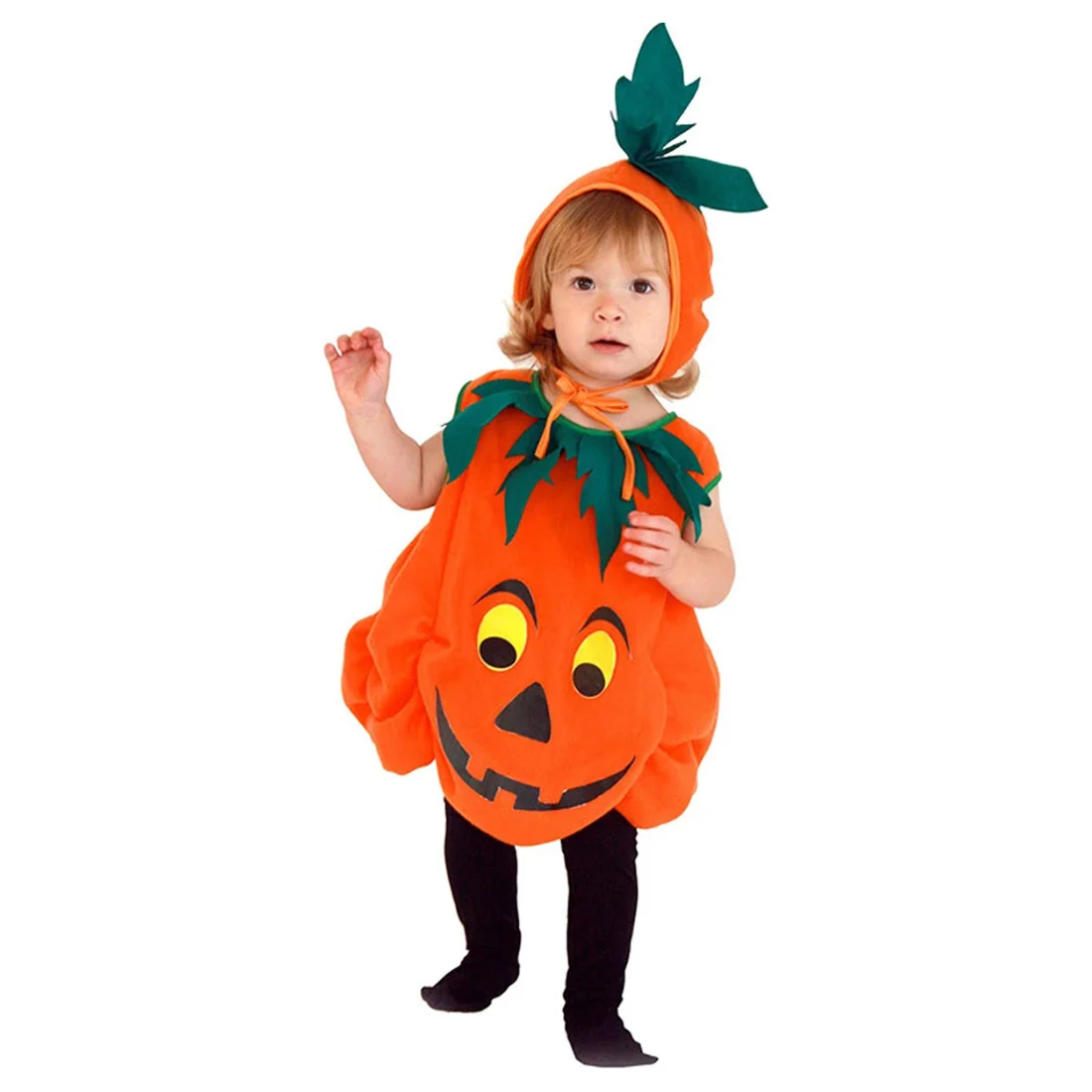 Halloween Pumpkin Costume for Toddlers Baby Boys Girls Kids, Cosplay Pumpkin Cutie Pie Costume Suits - Image 6