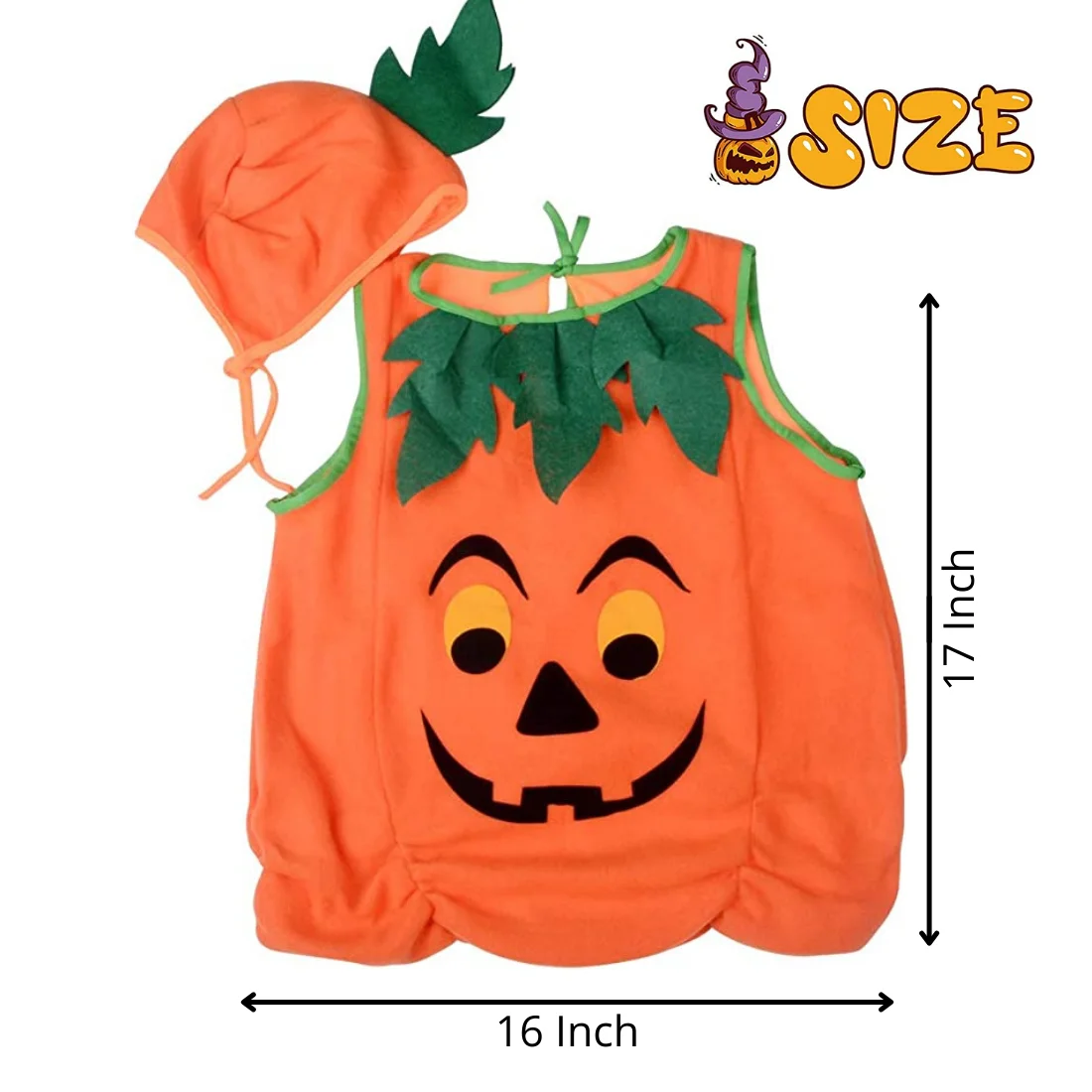 Halloween Pumpkin Costume for Toddlers Baby Boys Girls Kids, Cosplay Pumpkin Cutie Pie Costume Suits - Image 2